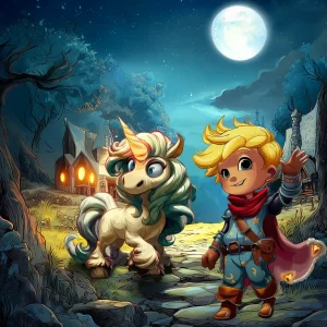 Personalisiertes Kinderbuch Ritter Einhorn